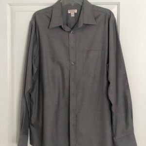Merona Mens dress shirt size LG 16-16 1/2
